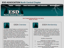 Tablet Screenshot of esdnorthcentral.org